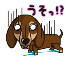 iinu - Dachshund sticker #2689917