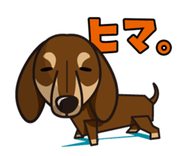 iinu - Dachshund sticker #2689922