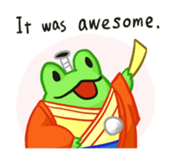 Tonosama Frog 2(English version) sticker #2690069
