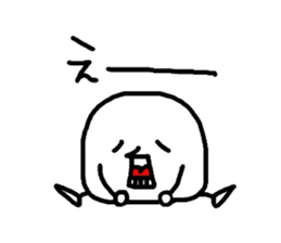 white ball man sticker #2690336