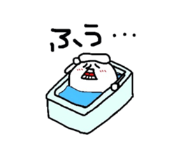 white ball man sticker #2690349