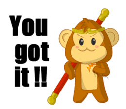 Monta of Monkey! sticker #2690854