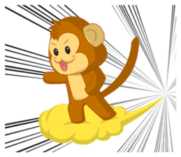 Monta of Monkey! sticker #2690890