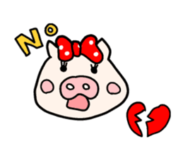Pig Princess, sticker #2691224