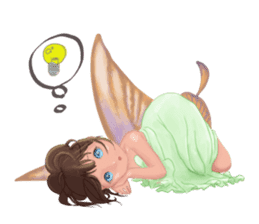 Fairy momo-chan sticker #2691491