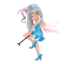 Fairy momo-chan sticker #2691493