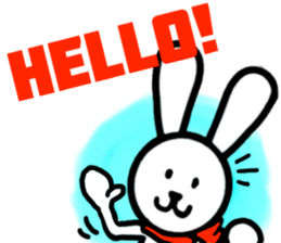 The welcomed rabbit sticker #2691732