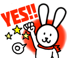 The welcomed rabbit sticker #2691737