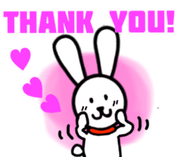 The welcomed rabbit sticker #2691740