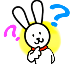 The welcomed rabbit sticker #2691745