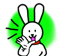 The welcomed rabbit sticker #2691751