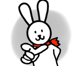 The welcomed rabbit sticker #2691752
