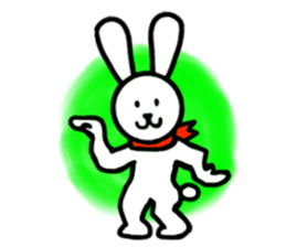 The welcomed rabbit sticker #2691753