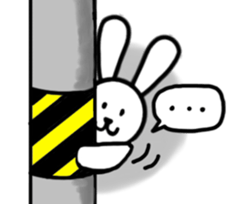 The welcomed rabbit sticker #2691756