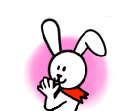 The welcomed rabbit sticker #2691762