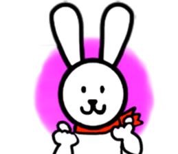The welcomed rabbit sticker #2691766