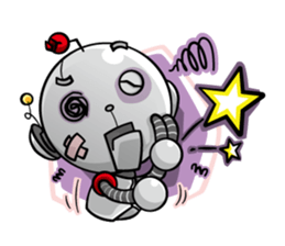 Robot&Rabbit sticker #2691773