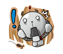 Robot&Rabbit sticker #2691780