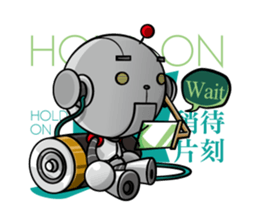 Robot&Rabbit sticker #2691792