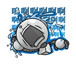 Robot&Rabbit sticker #2691793