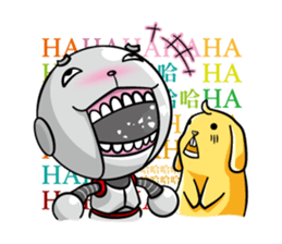 Robot&Rabbit sticker #2691794