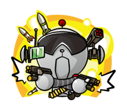 Robot&Rabbit sticker #2691795