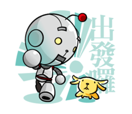 Robot&Rabbit sticker #2691799