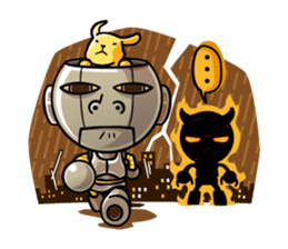 Robot&Rabbit sticker #2691807