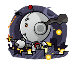 Robot&Rabbit sticker #2691810