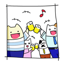 Miko Cat is office waker sticker #2691818