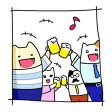 Miko Cat is office waker sticker #2691818