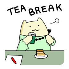 Miko Cat is office waker sticker #2691825