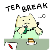 Miko Cat is office waker sticker #2691825