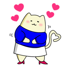 Miko Cat is office waker sticker #2691836