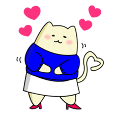 Miko Cat is office waker sticker #2691836