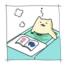 Miko Cat is office waker sticker #2691849