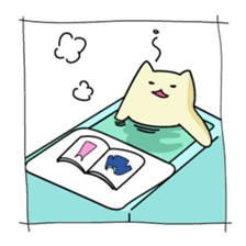 Miko Cat is office waker sticker #2691849