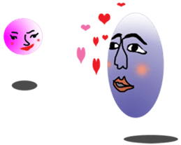 Fun conversation of colorful ball. sticker #2692325