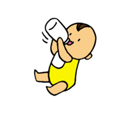 Bring up a baby sticker #2692390