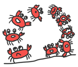 Hey!!Crab!! sticker #2692414