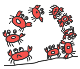 Hey!!Crab!! sticker #2692414