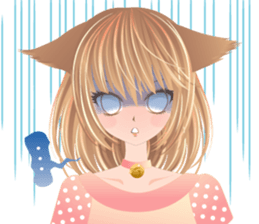 Pretty Girl picture book 4 sticker #2692917