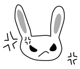 Usashi the rabbit by English sticker #2693293