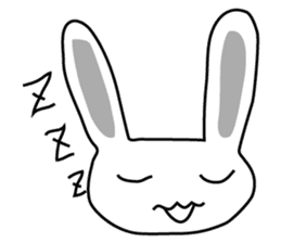 Usashi the rabbit by English sticker #2693294