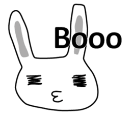 Usashi the rabbit by English sticker #2693295