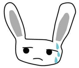 Usashi the rabbit by English sticker #2693296