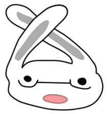 Usashi the rabbit by English sticker #2693297