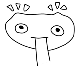 Usashi the rabbit by English sticker #2693298