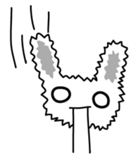 Usashi the rabbit by English sticker #2693300