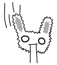 Usashi the rabbit by English sticker #2693300